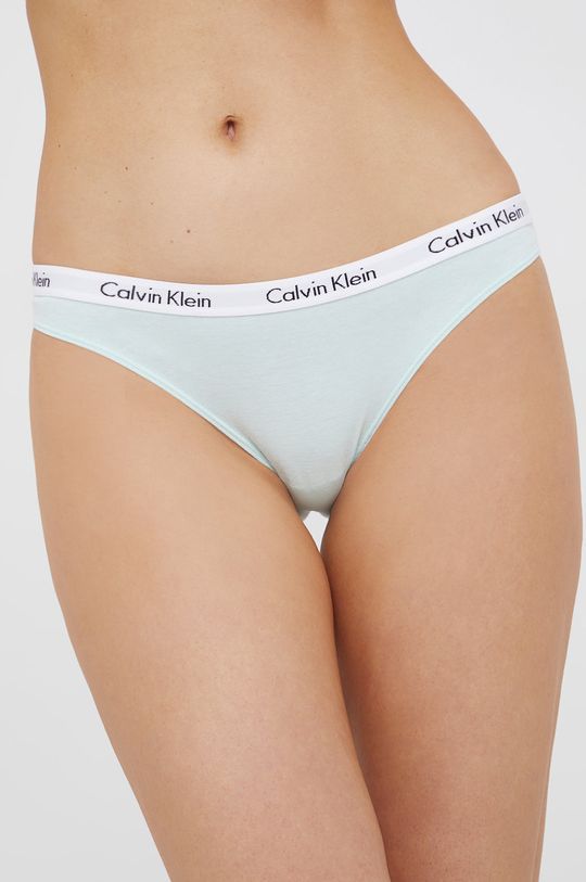 niebieski Calvin Klein Underwear Figi (3-PACK) Damski