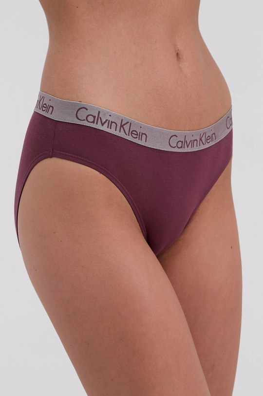 bordowy Calvin Klein Underwear Figi Damski