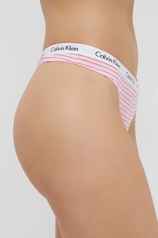 różowy Calvin Klein Underwear Stringi (3-pack)