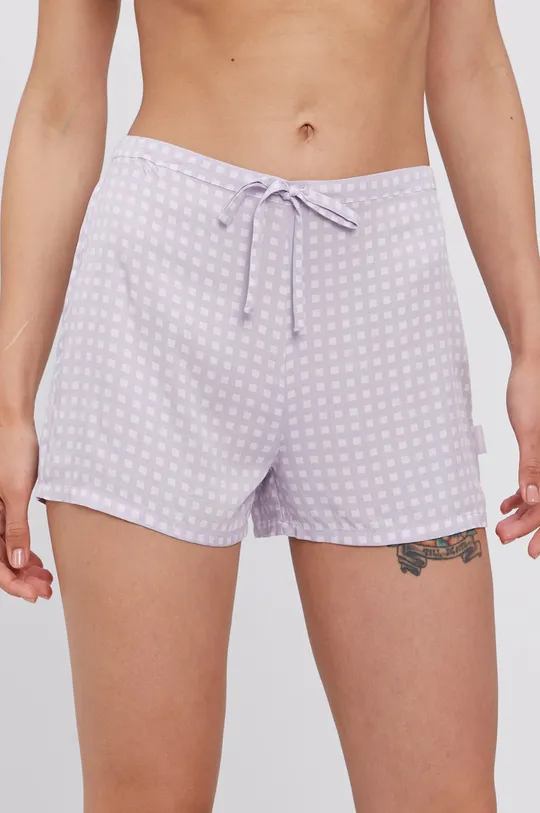 fialová Pyžamové šortky Calvin Klein Underwear Dámsky