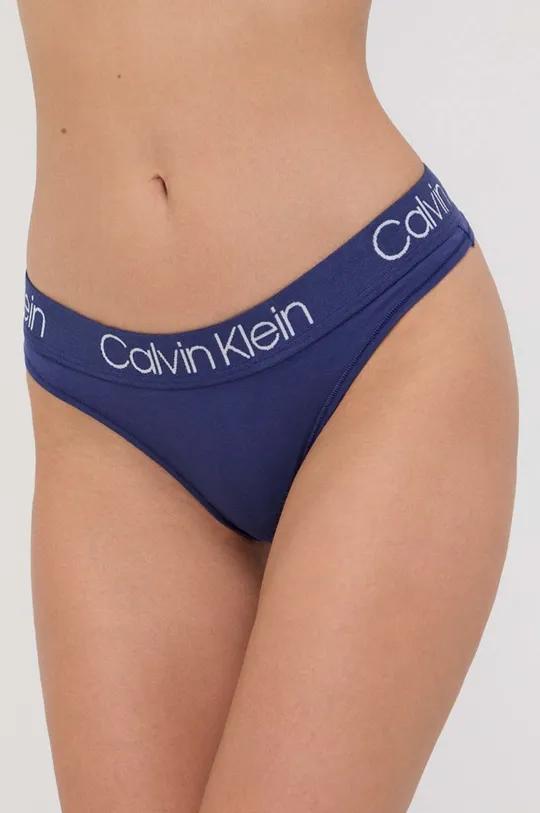 niebieski Calvin Klein Underwear - Stringi Damski