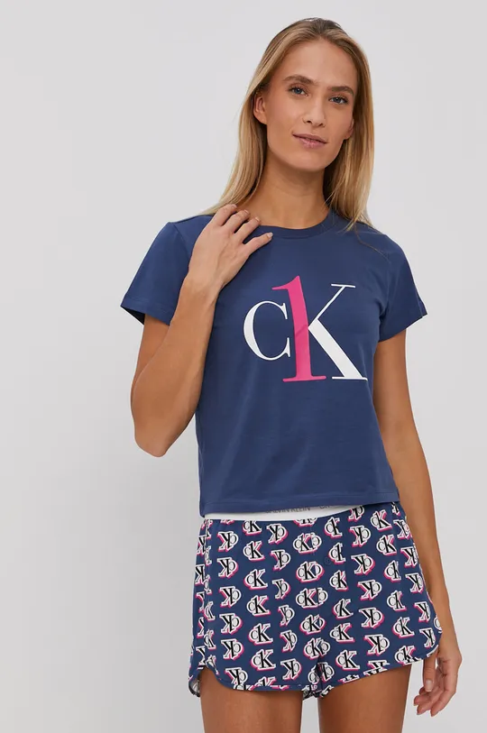 mornarsko plava Pidžama Calvin Klein Underwear Ženski