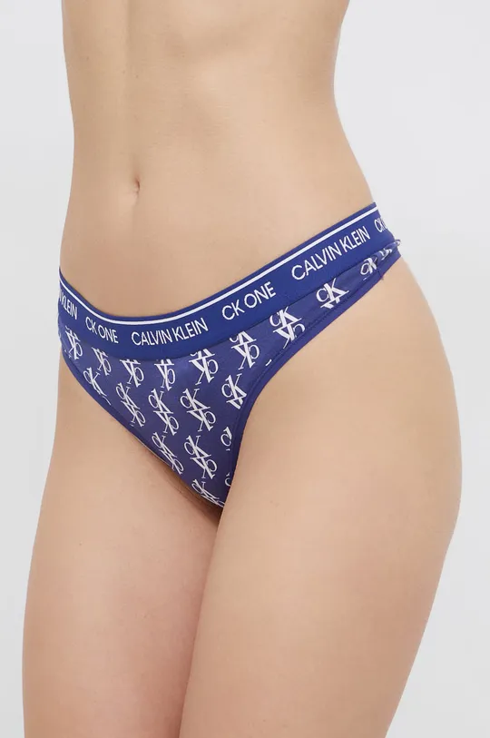 tmavomodrá Tangá Calvin Klein Underwear Dámsky