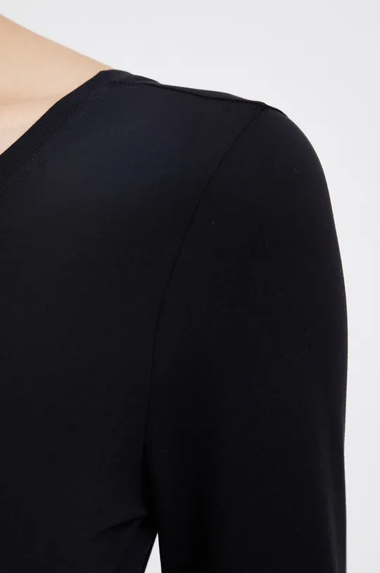 crna Spanx - Long sleeve majica za modeliranje SCOOP NECK LONG SLEEVES BODYSUIT