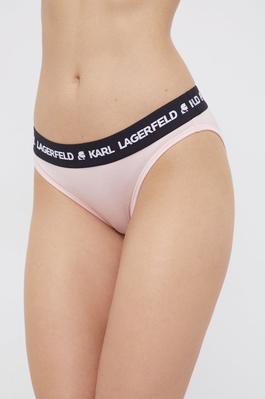 růžová Kalhotky Karl Lagerfeld Dámský