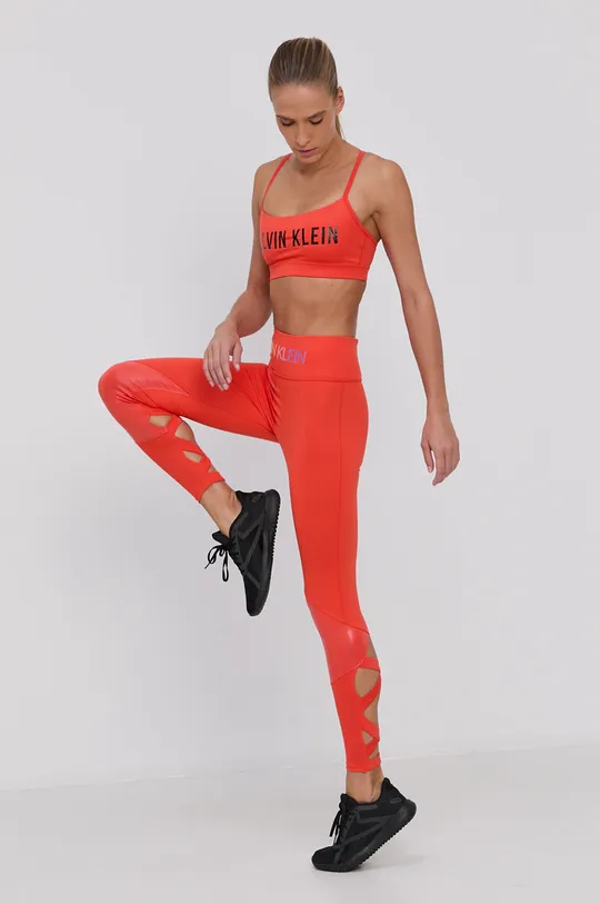 Спортивный бюстгальтер Calvin Klein Performance оранжевый