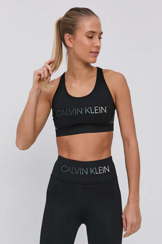 czarny Calvin Klein Performance Biustonosz sportowy Damski