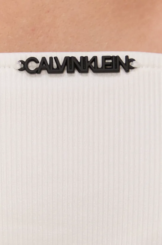 λευκό Μαγιό σλιπ μπικίνι Calvin Klein
