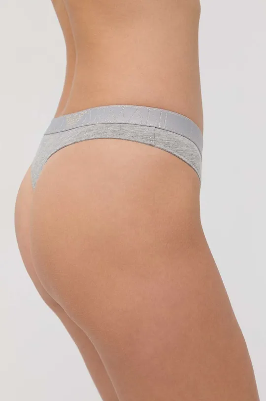 Tangá Emporio Armani Underwear sivá