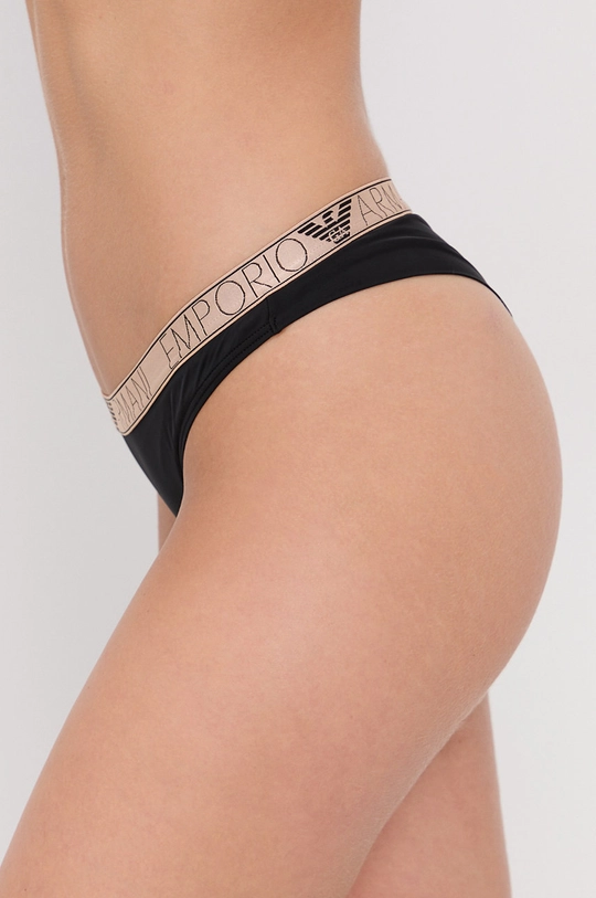 Emporio Armani Underwear Stringi 162948.1A235 czarny