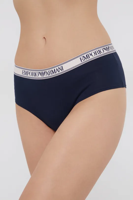 granatowy Emporio Armani Underwear Figi 163225.1A227 Damski