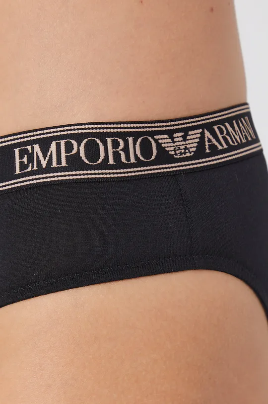 Emporio Armani Underwear Figi 163334.1A227 (2-pack) Materiał zasadniczy: 95 % Bawełna, 5 % Elastan, Podszycie: 95 % Bawełna, 5 % Elastan, Ściągacz: 10 % Elastan, 90 % Poliester