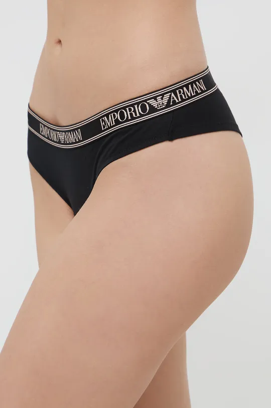 Brazílske nohavičky Emporio Armani Underwear čierna