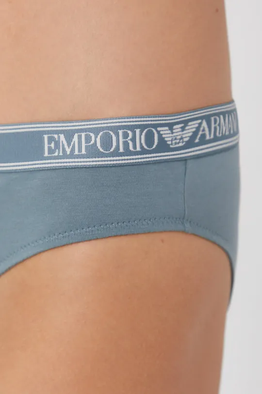 Brazílske nohavičky Emporio Armani Underwear  Základná látka: 95% Bavlna, 5% Elastan Podšívka: 95% Bavlna, 5% Elastan Elastická manžeta: 10% Elastan, 90% Polyester