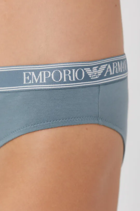 Emporio Armani Underwear Brazyliany 163337.1A227 (2-pack) Materiał zasadniczy: 95 % Bawełna, 5 % Elastan, Podszycie: 95 % Bawełna, 5 % Elastan, Ściągacz: 10 % Elastan, 90 % Poliester