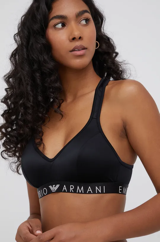 чорний Бюстгальтер Emporio Armani Underwear Жіночий