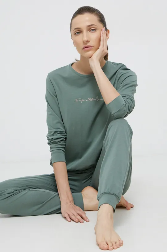 πράσινο Emporio Armani Underwear - Σετ πιτζάμας Γυναικεία