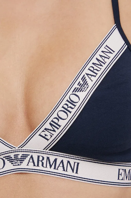 Бюстгальтер Emporio Armani Underwear  Материал 1: 95% Хлопок, 5% Эластан Материал 2: 9% Эластан, 8% Полиамид, 83% Полиэстер Лента: 14% Эластан, 86% Полиамид
