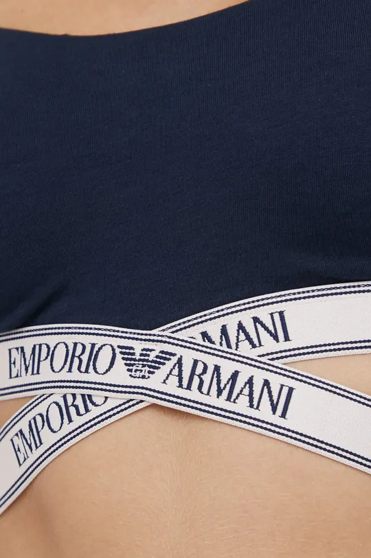 Бюстгальтер Emporio Armani Underwear  Основной материал: 95% Хлопок, 5% Эластан Отделка: 9% Эластан, 8% Полиамид, 83% Полиэстер