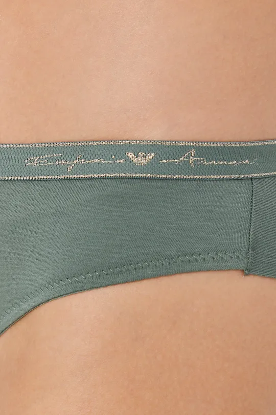 Tangá Emporio Armani Underwear  Základná látka: 95% Bavlna, 5% Elastan Podšívka: 95% Bavlna, 5% Elastan Elastická manžeta: 10% Elastan, 90% Polyester