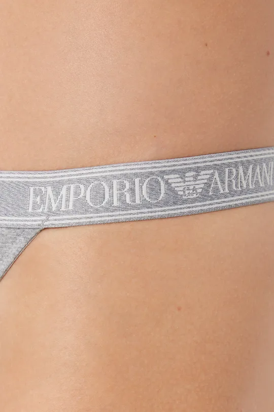 Emporio Armani Underwear Stringi 164522.1A227 (2-pack) Materiał zasadniczy: 95 % Bawełna, 5 % Elastan, Podszycie: 95 % Bawełna, 5 % Elastan, Ściągacz: 10 % Elastan, 90 % Poliester