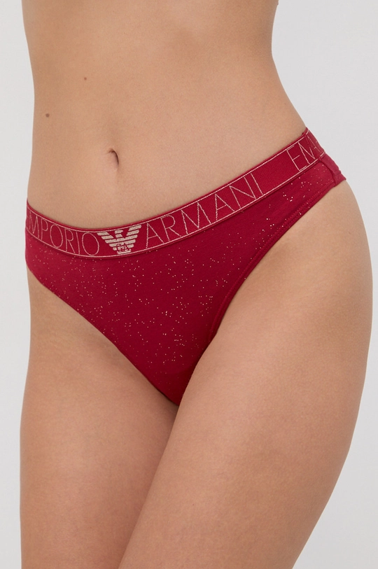 Sada podprsenky a nohavičiek Emporio Armani Underwear  Základná látka: 95% Bavlna, 5% Elastan 2. látka: 11% Elastan, 6% Polyamid, 78% Polyester, 5% Metalické vlákno