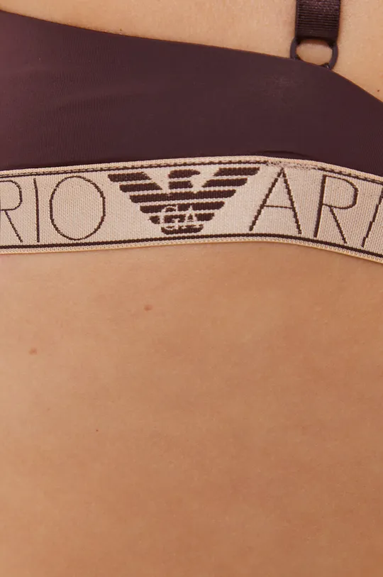 burgundské Tvarujúca podprsenka Emporio Armani Underwear