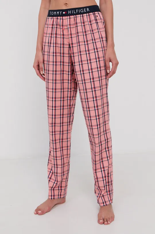 różowy Tommy Hilfiger Spodnie piżamowe Damski