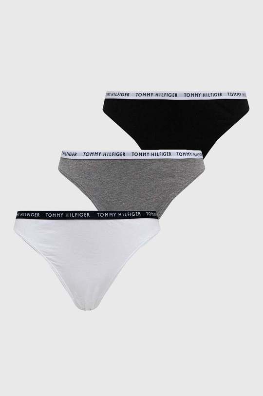 szary Tommy Hilfiger Figi (3-pack) Damski