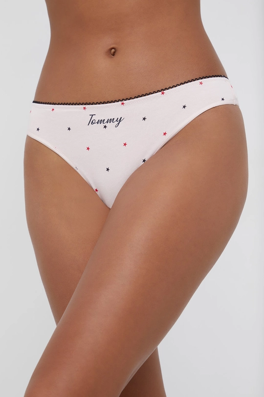 Tommy Hilfiger Stringi  (5pack) Podszewka: 100 % Bawełna, Materiał 1: 95 % Bawełna, 5 % Elastan, Materiał 2: 25 % Elastan, 75 % Poliamid, Taśma: 18 % Elastan, 82 % Poliamid