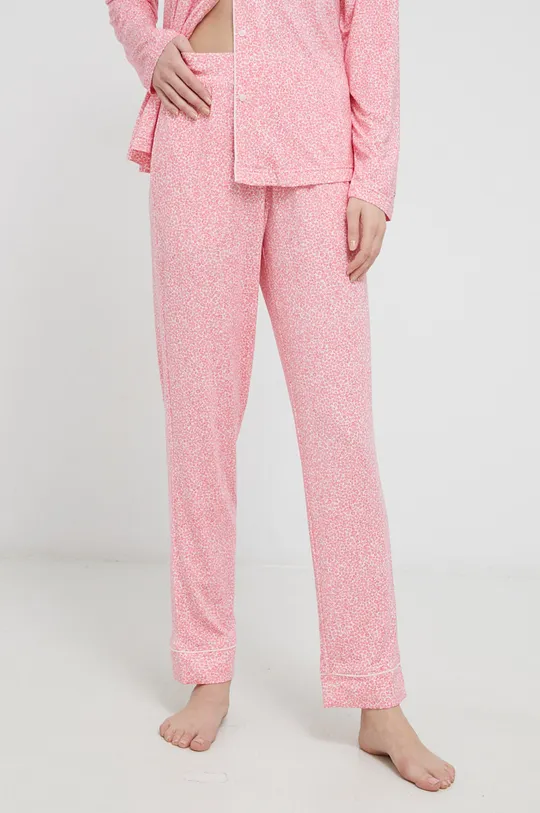 roza Dugi doljnji dio pidžame Tommy Hilfiger Ženski