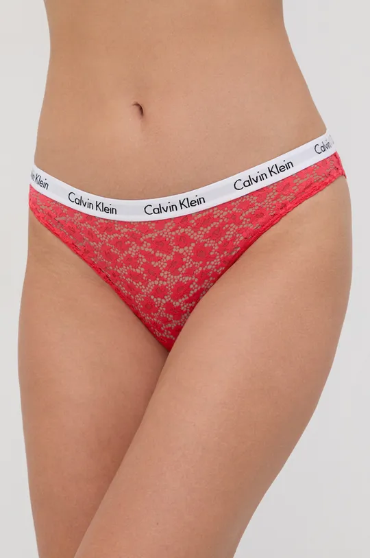 czerwony Calvin Klein Underwear Figi Damski