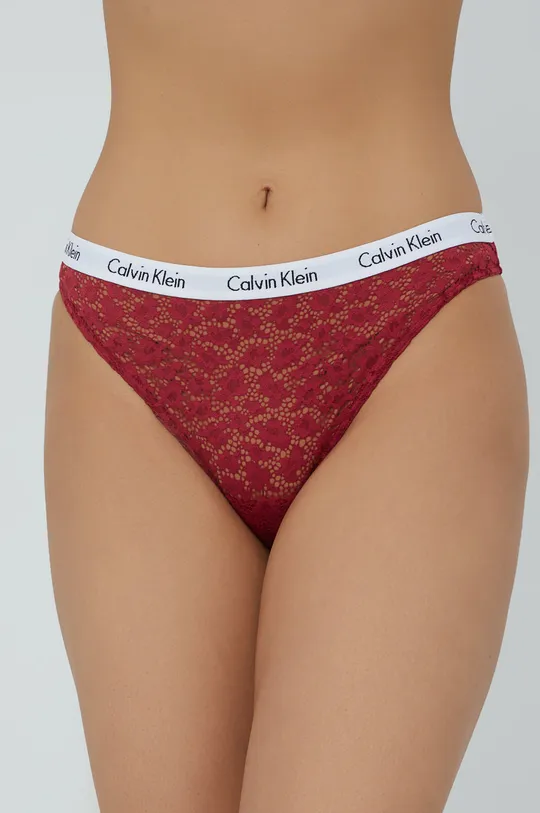 Calvin Klein Underwear Figi (3-pack) Podszewka: 90 % Bawełna, 10 % Elastan, Materiał zasadniczy: 10 % Elastan, 90 % Nylon