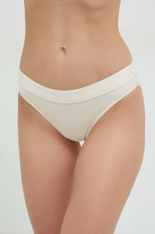 beżowy Calvin Klein Underwear figi Damski