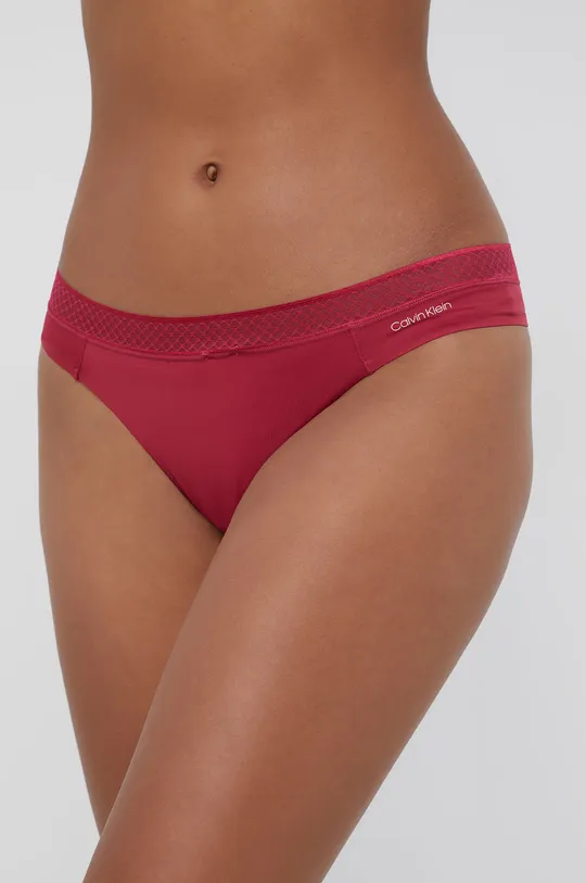 różowy Calvin Klein Underwear Stringi Damski