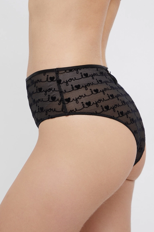 czarny Calvin Klein Underwear Figi Damski