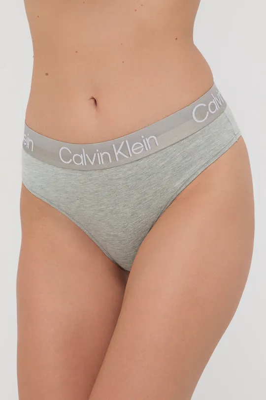 szary Calvin Klein Underwear Figi Damski