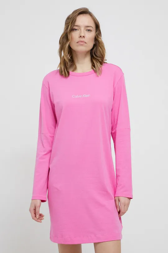 Нічна сорочка Calvin Klein Underwear рожевий