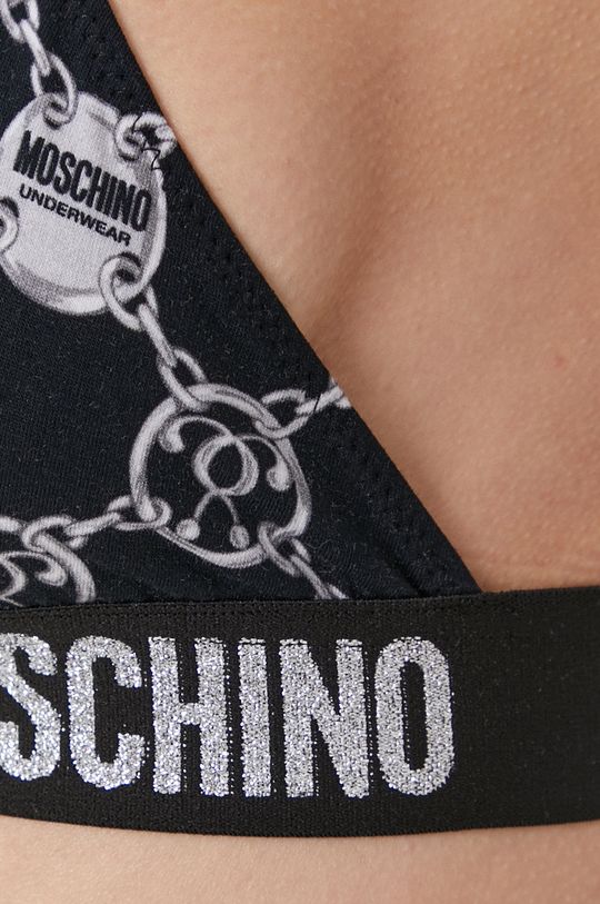 czarny Moschino Underwear Biustonosz