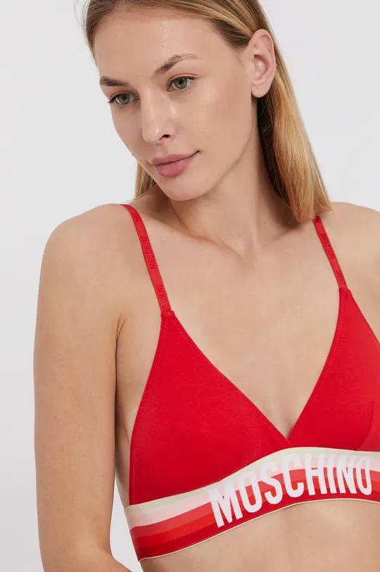 rdeča Modrček Moschino Underwear Ženski