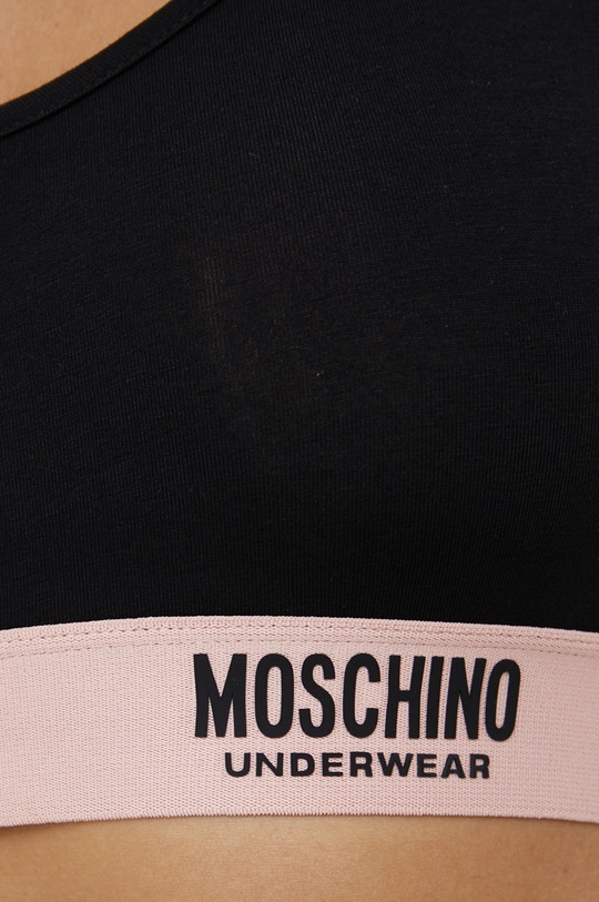 czarny Moschino Underwear Biustonosz