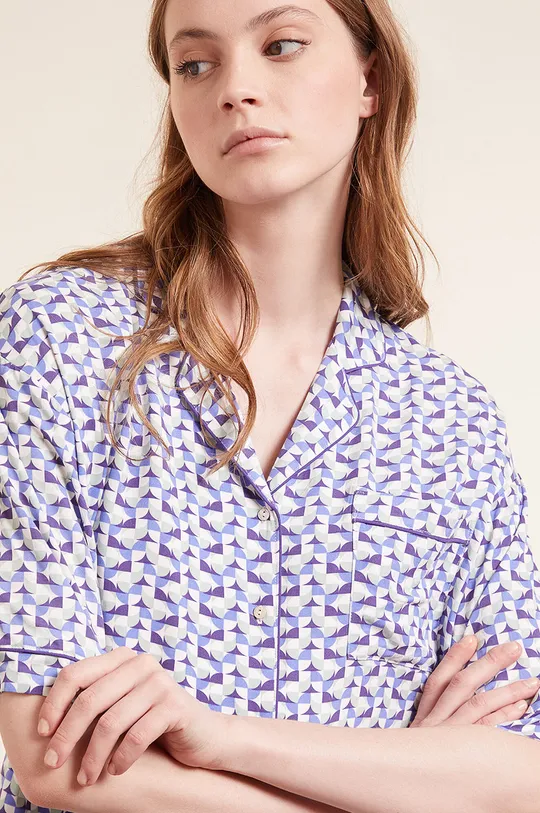 fialová Pyžamová košeľa Etam