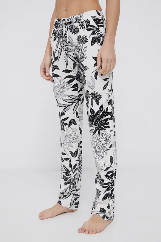 λευκό Etam - Παντελόνι πιτζάμας New Sali Γυναικεία