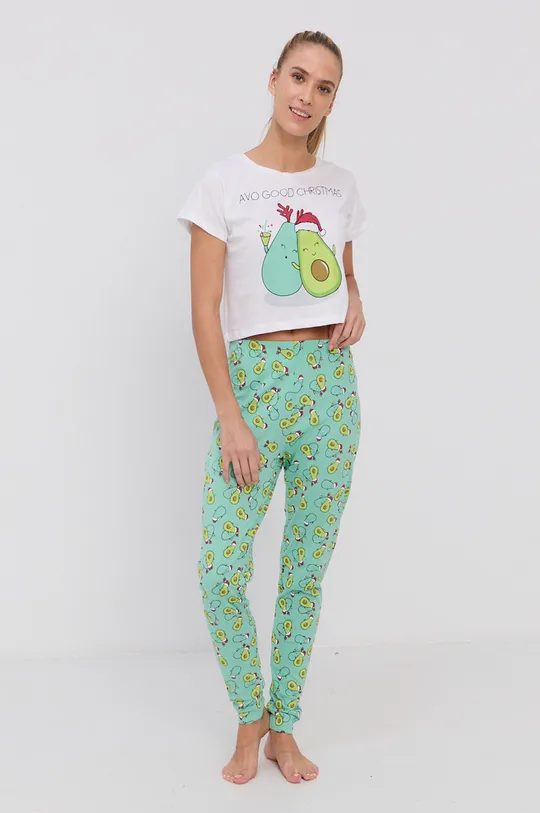 zöld Brave Soul pizsama Női
