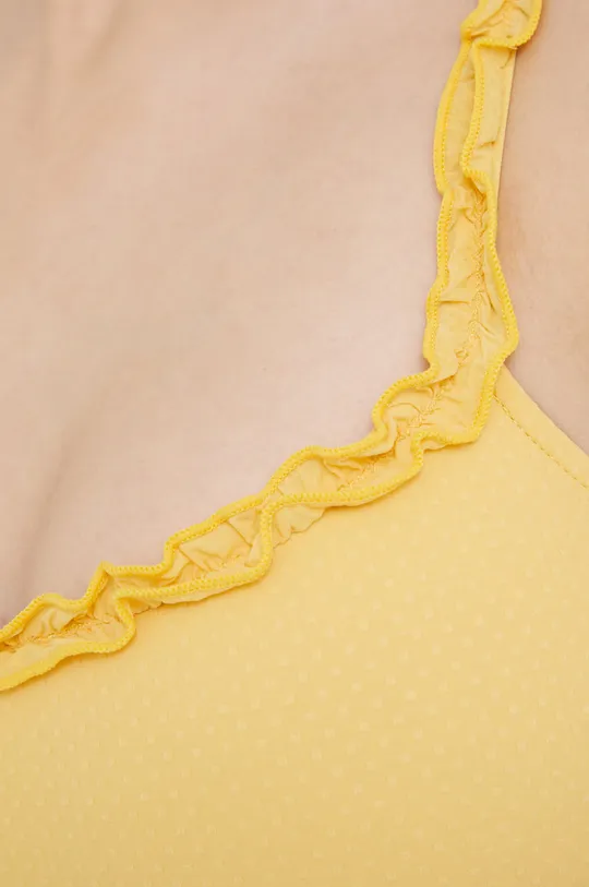 giallo women'secret top bikini