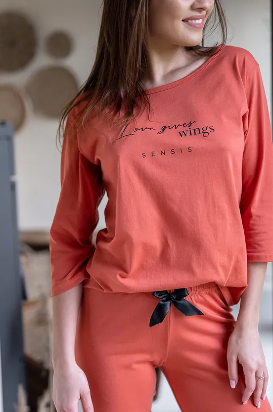 Pyžamo Sensis oranžová