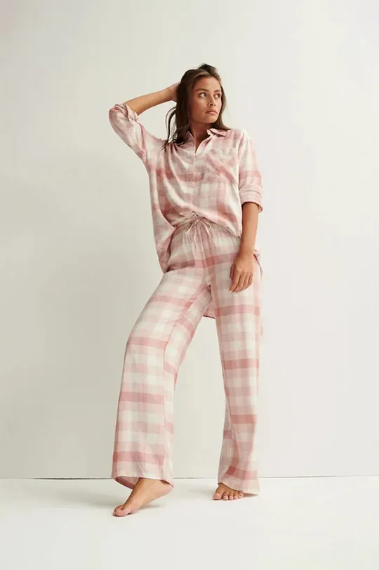 Undiz Koszula piżamowa różowy