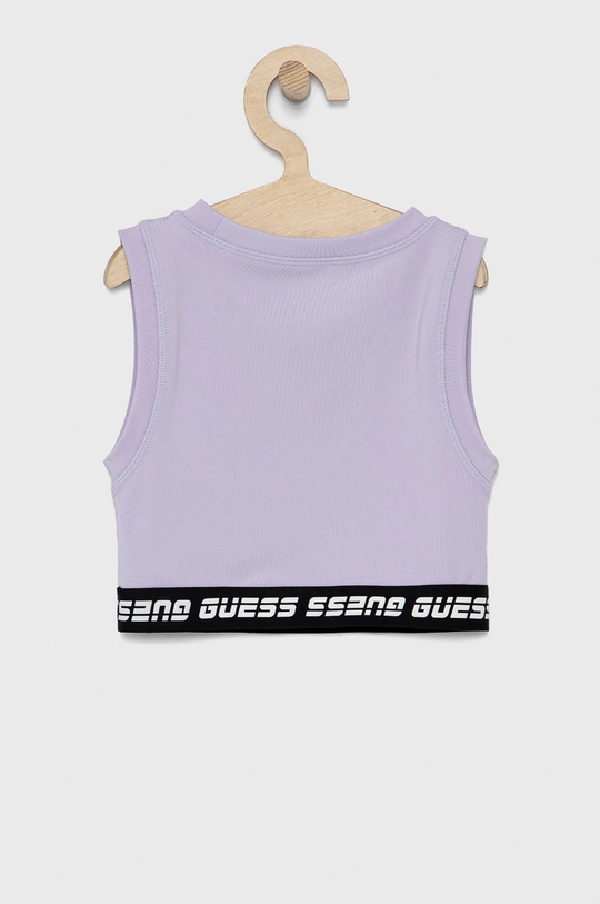 Guess Top dziecięcy fioletowy