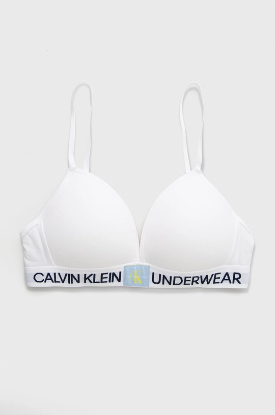 biela Detská podprsenka Calvin Klein Underwear Dievčenský