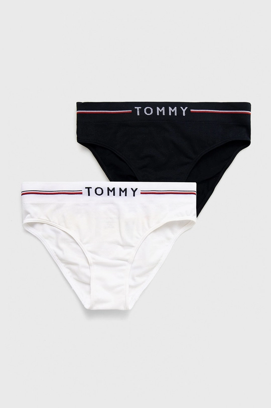 biela Detské nohavičky Tommy Hilfiger Dievčenský